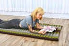 Leewadee Thai Roll Mat 75 x 28 inches Kapok Firm | Breathable folding mattress for sleeping, yoga, meditation & massage. For travel, camping, the car or as a guest bed