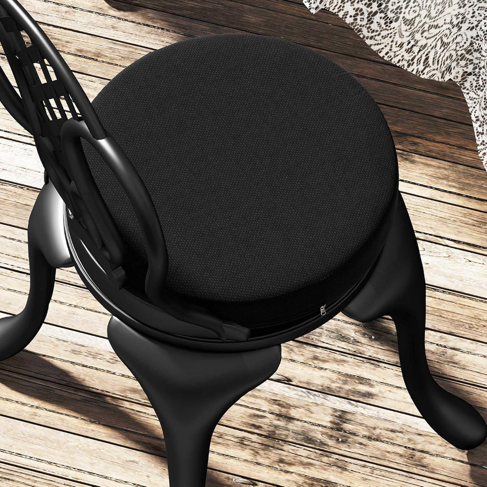 Outsunny Outdoor Bistro Chair Cushions Set of 4 15" x 15" x 3"...