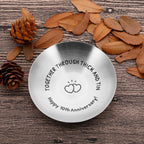 10 Year Anniversary Tin Gift for Her Him 10th Wedding Tin Gifts for Couple