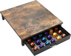 Deco Brothers Wooden Coffee Pod Drawer Compatible with 42 Nespresso Original Line Capsules, Rustic Brown