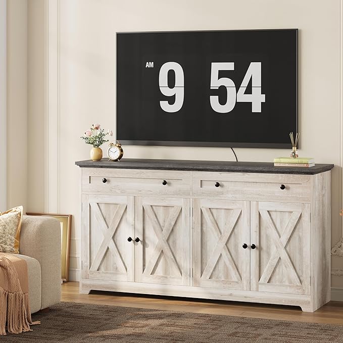 IRONCK Buffet Cabinet with Storage, Sideboard Storage Cabinet, Kitchen Cabine...