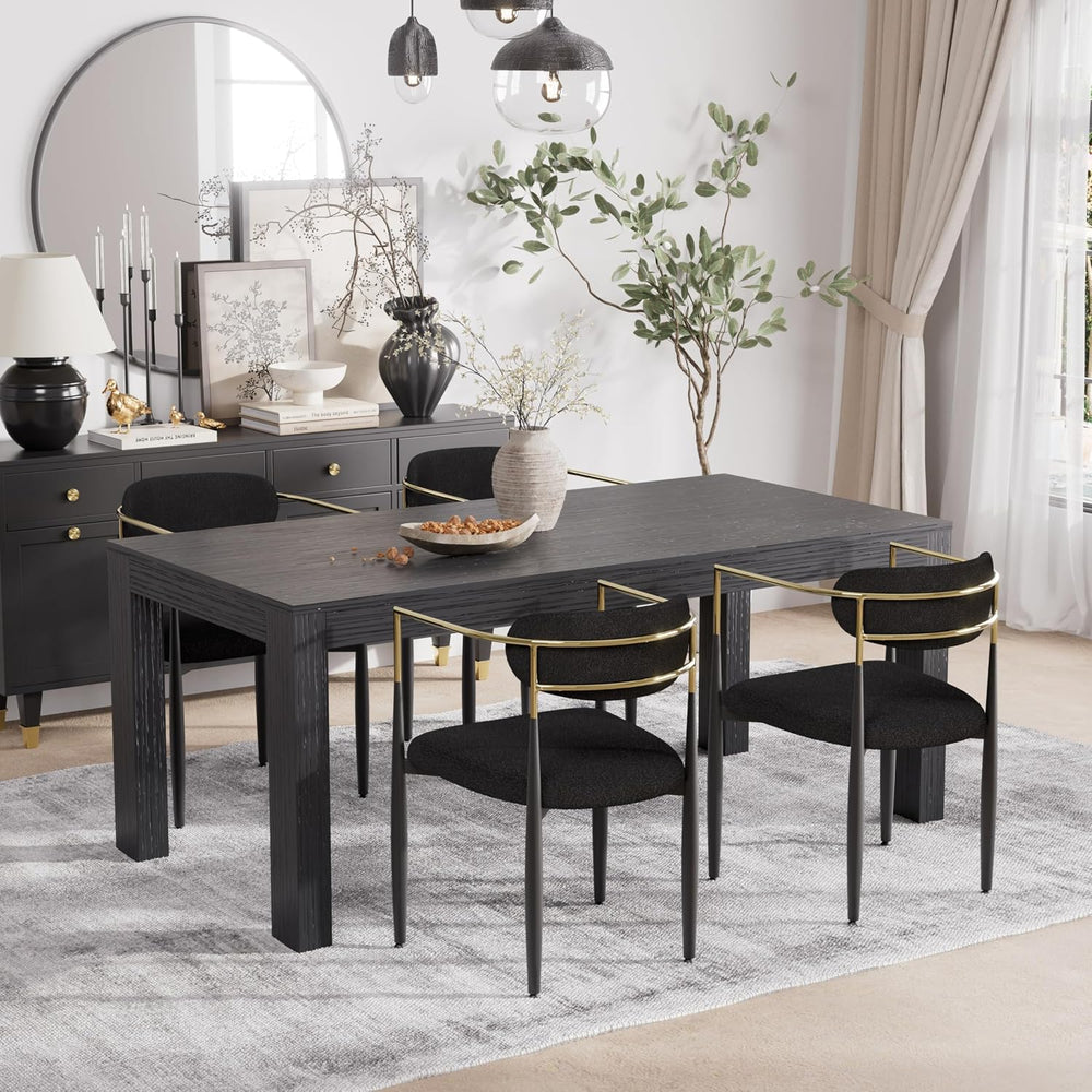 Baysitone Dining Chairs Set of 4 Mid-Century Modern Upholstered Boucle Dining...
