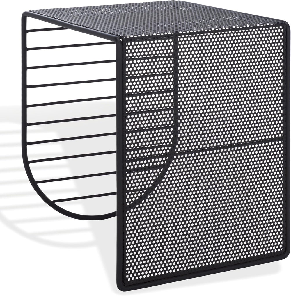 SAFAVIEH Couture Collection - Viktoria Black Metal Accent Table, Sculptural M...