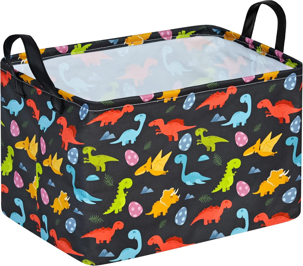 Easter Storage Basket Easter Bunny Storage Bin Collapsible Nursery Hamper Clothes Box Book Shelf Basket Easter Bunny Eggs Decor Easter Gifts