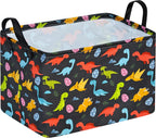 Easter Storage Basket Easter Bunny Storage Bin Collapsible Nursery Hamper Clothes Box Book Shelf Basket Easter Bunny Eggs Decor Easter Gifts