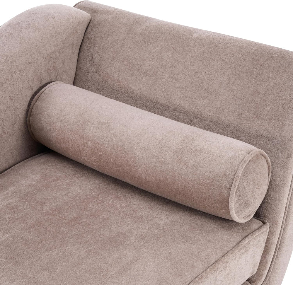 Christopher Knight Home Willer Velvet Upholstered Chaise Lounge Chair Indoor,...