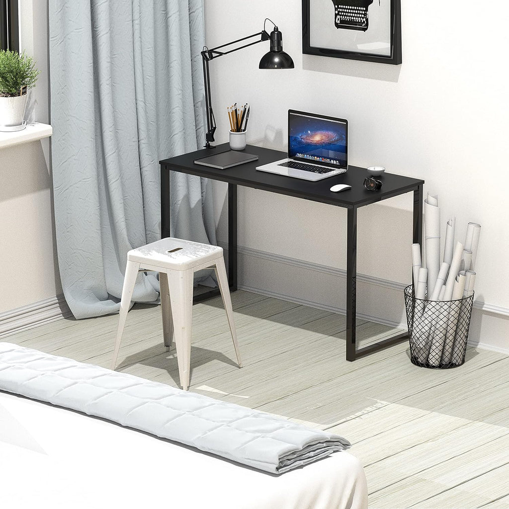 SHW Mission 32-Inch Home Office Computer Desk, Black