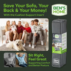 BEN'SHOME® Large Couch Cushion Support for fix Sagging Seats - Heavy Duty Solid Wood Sofa Support Board | Adjustable 68"-81" x 19.7" Under Cushion Insert | Non-Slip Furniture Saver | 400 LB Capacity