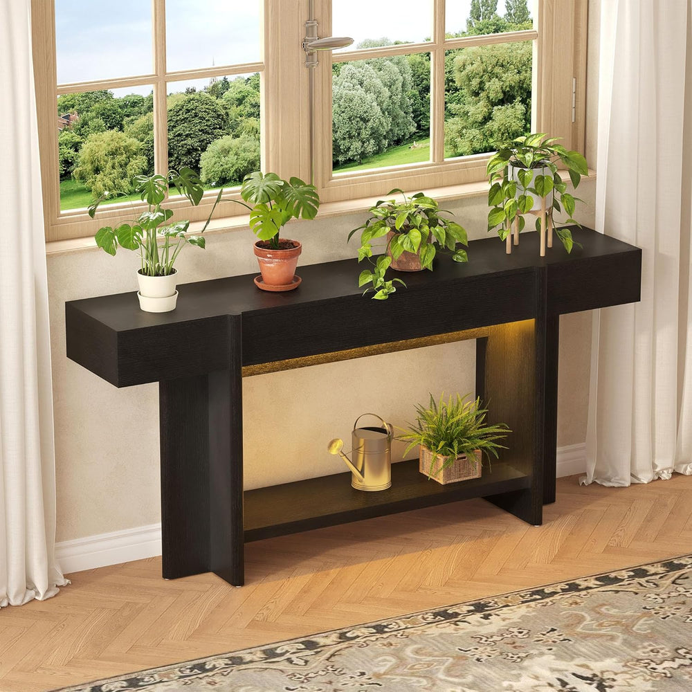 Einhomn 70.8" Long Console Table, 2 Drawer Entryway Table with Colorful ...