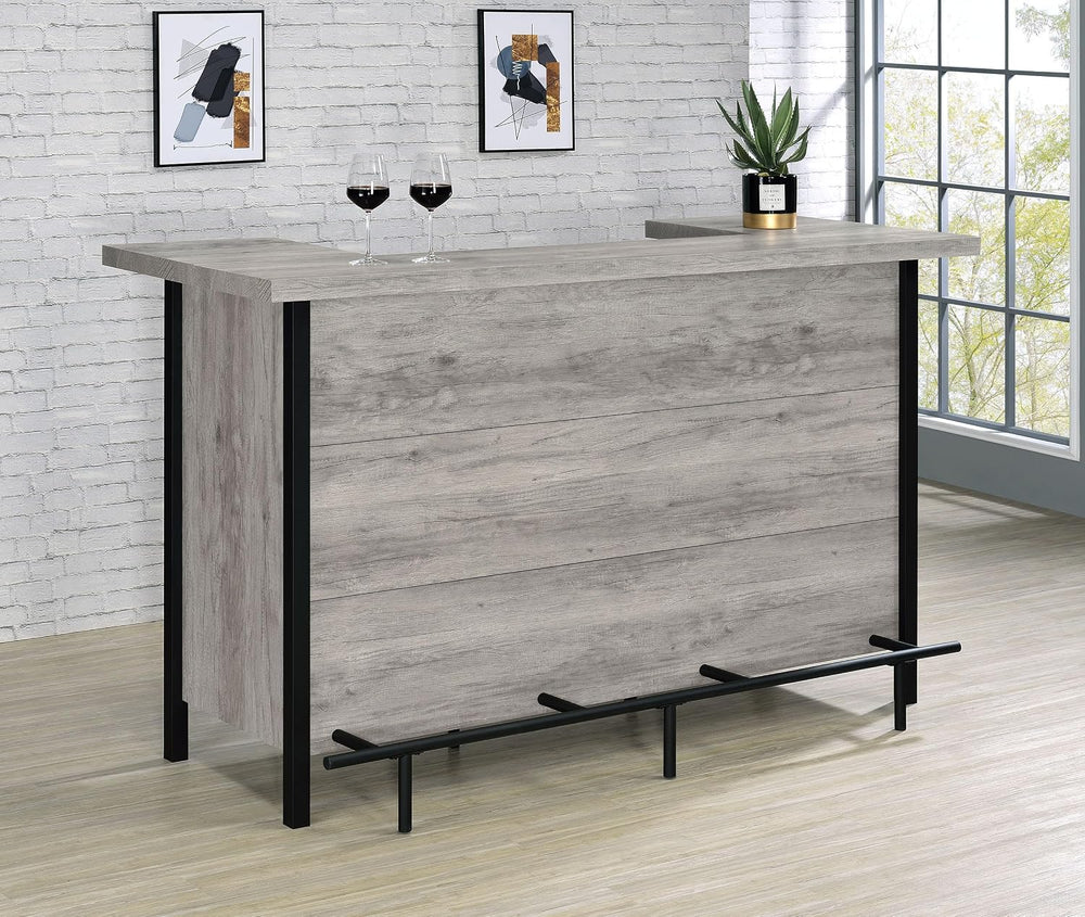 Coaster Home Furnishings - Bellemore - Wood & Metal - Bar Cabinet with Bo...