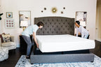 Signature Design by Ashley California King Size Chime 12" Medium Firm Memory Foam Mattress,Fiberglass Free with Green Tea & Charcoal Gel for Pressure Relief, White, Fiberglass Free, Mattress In A Box