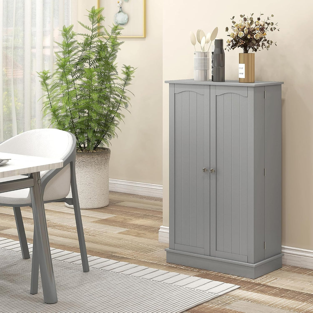 41" Kitchen Pantry Storage Cabinet,Freestanding Kitchen Cabinet with 12 ...