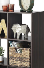 Whitmor 9 Cube Bookcase, 3 Tier Stackable MDF Bookself, Open Storage Display Organizer, Storage Cabinet for Living Room, Bedroom, Home, Office, 35.1" L x 11.7" W x 35.88" H, Black