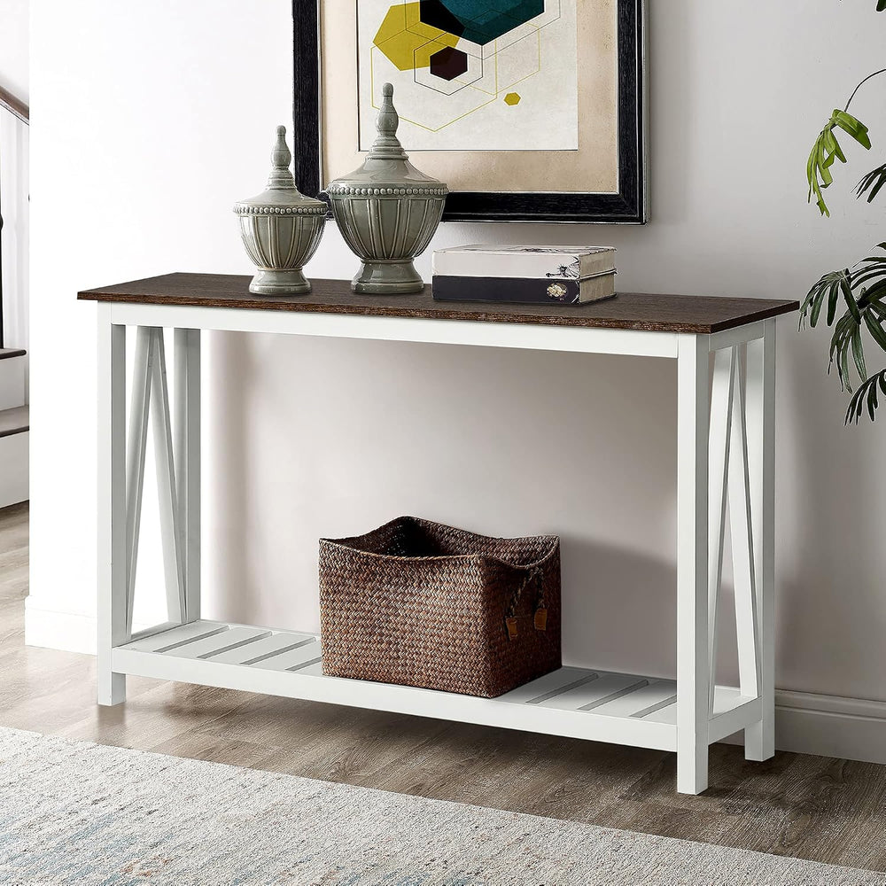 ChooChoo Farmhouse Console Table, Narrow Sofa Table for Entryway, 40 Inch | R...