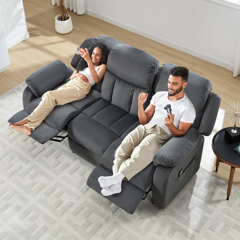 Jocisland 78" Power Reclining Sofa, Electric Recliner Couch, Dark Gray |...