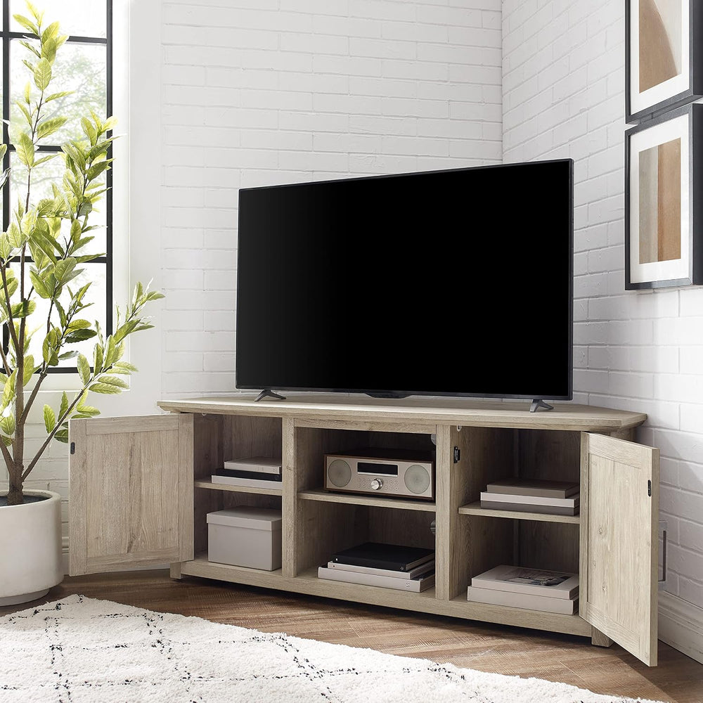 Crosley Furniture Camden Corner TV Stand for 65+ inch TVs, Entertainment Cent...