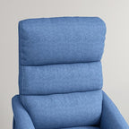 HOMCOM Power Lift Recliner Chair for Elderly, Easy Assembly, Fabric Lift Chair for Adults, Recliner Sofa with Remote Control, Side Pockets for Living Room, Blue
