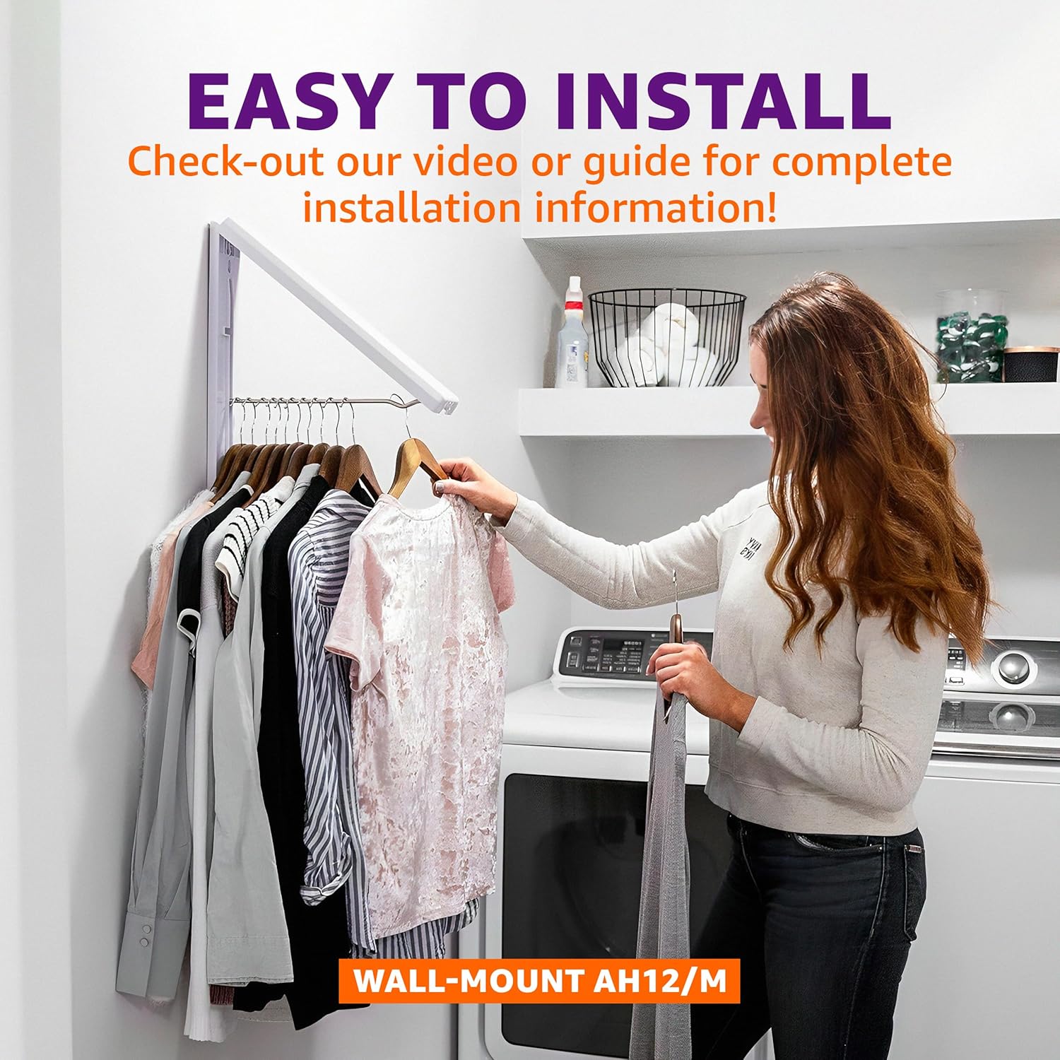 InstaHanger - The Original Collapsible Clothes Storage and Drying Rack