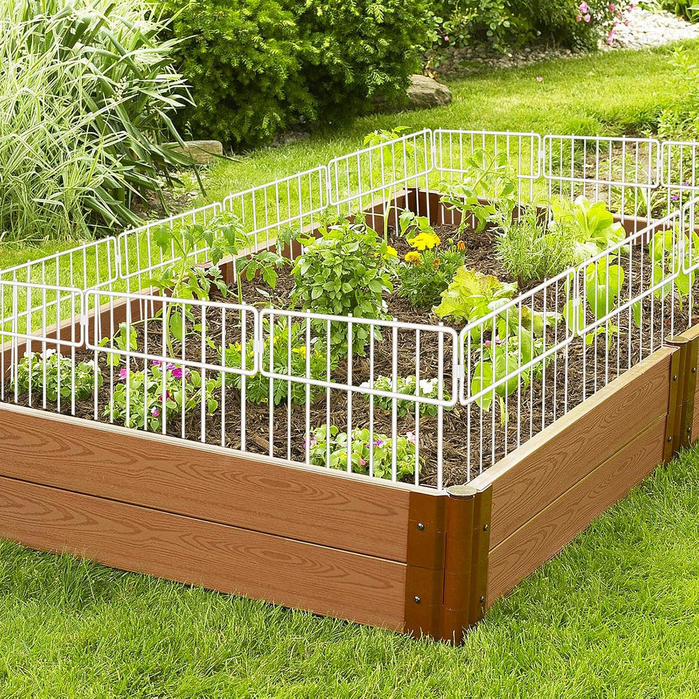 Blingluck Animal Barrier Fence, 10 Pcs Upgrade 1.26 in Gap Decorative Fences ...