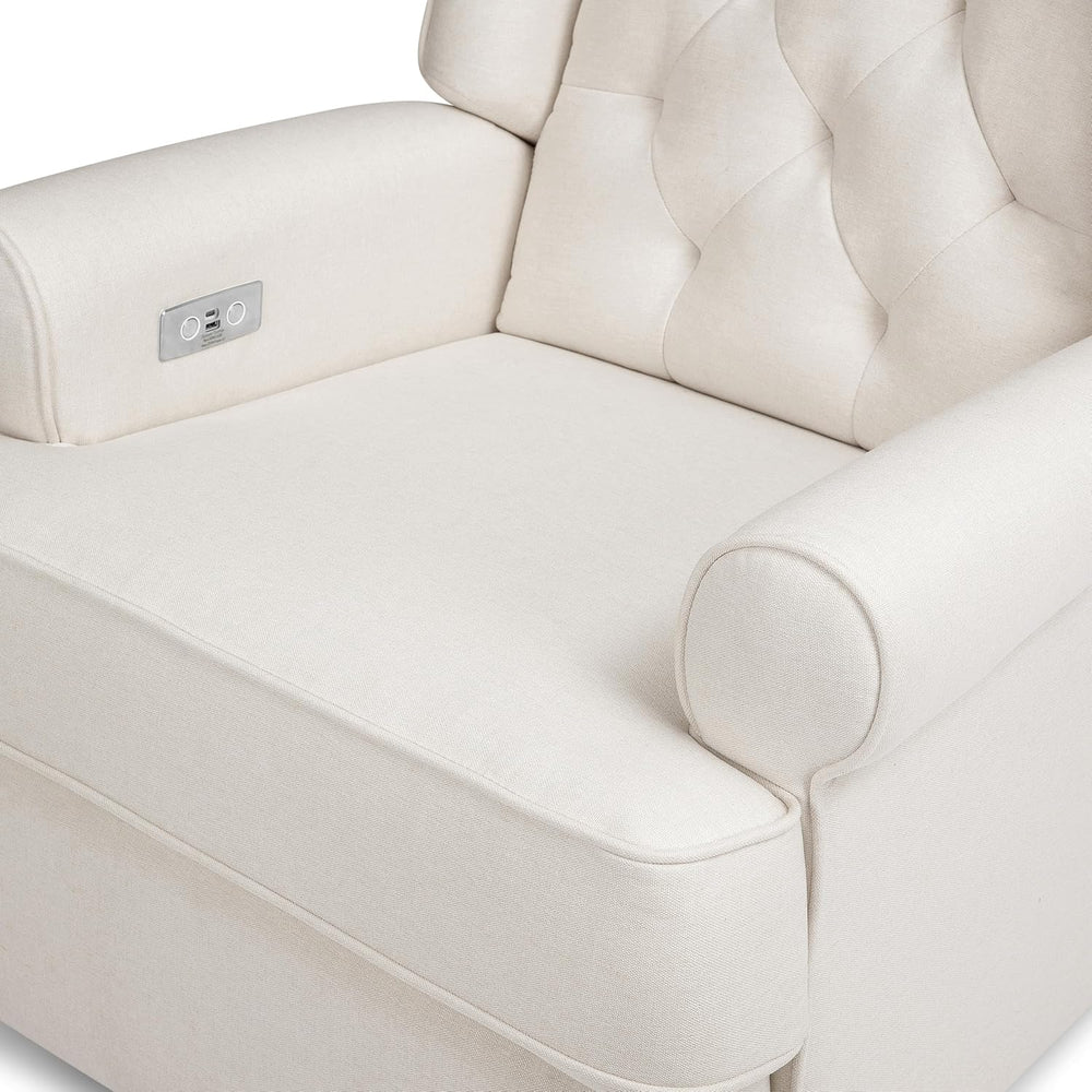Namesake Harbour Electronic Recliner and Swivel Glider with USB Port in Perfo...