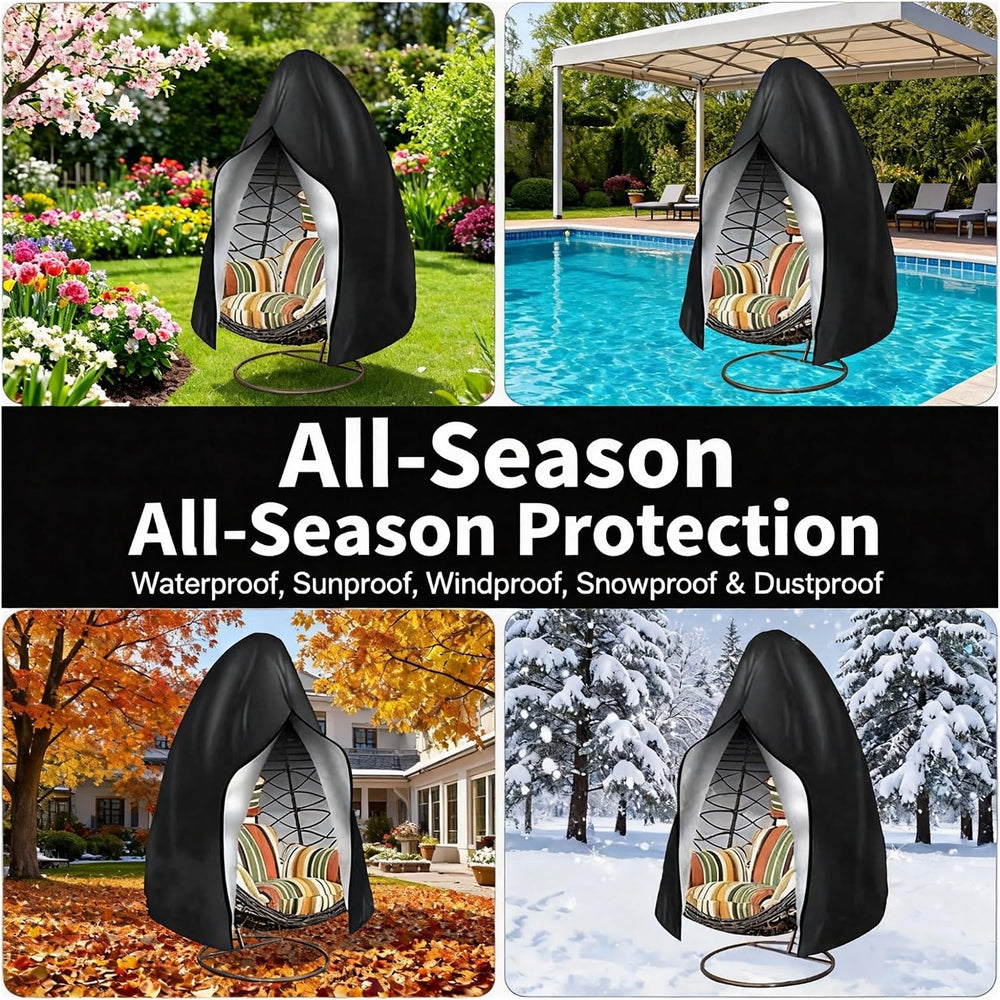 Heavy-Duty 210D Oxford Swing Cover-Waterproof UV-Resistant and Windproof Hamm...