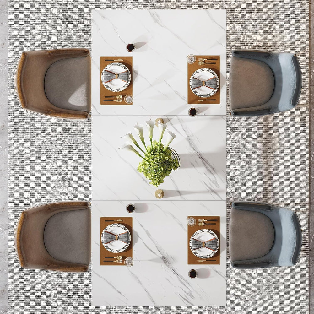 Tribesigns 63-Inch Rectangular Dining Table for 4 to 6, Modern Kitchen Tables...
