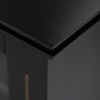SIMPLIHOME Artisan SOLID WOOD 53 Inch Wide Transitional TV Media Stand in Black for TVs up to 60 Inches, For the Living Room and Entertainment Center