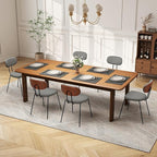 LSSPAID Dining Chairs Set of 6, Linen Fabric Upholstered Dining Room Chairs with Walnut Bentwood Back, Mid-Century Modern Kitchen Chairs with Adjustable Feet Pads, Grey