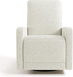 Storkcraft Kyoto Deluxe Power Recliner Swivel Glider, Ivory Boucle | Premium Electronic Power Recliner for Nursery, Includes Dual-USB Charging Port with USB-A & USB-C, Glider Rocking Chair