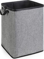 SNIGJAT Clothes Laundry Hamper for Bedroom, Lightweight Dirty Clothes College Hamper Collapsible for Small Space, Sturdy Laundry Basket with Handles for Bathroom Closet, 70 L