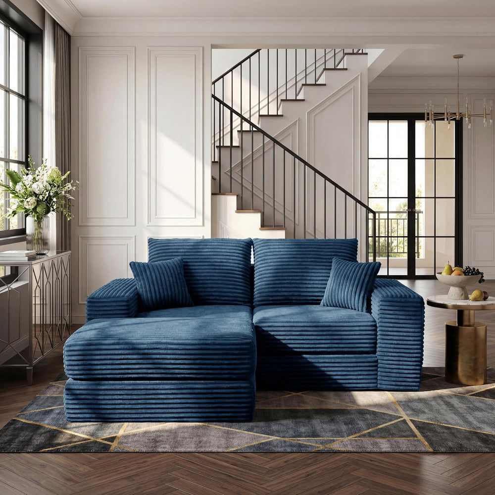 Cloud Modular Sectional Sofa, Comfy Couch with Non Slip Base, Modern L-Shaped...