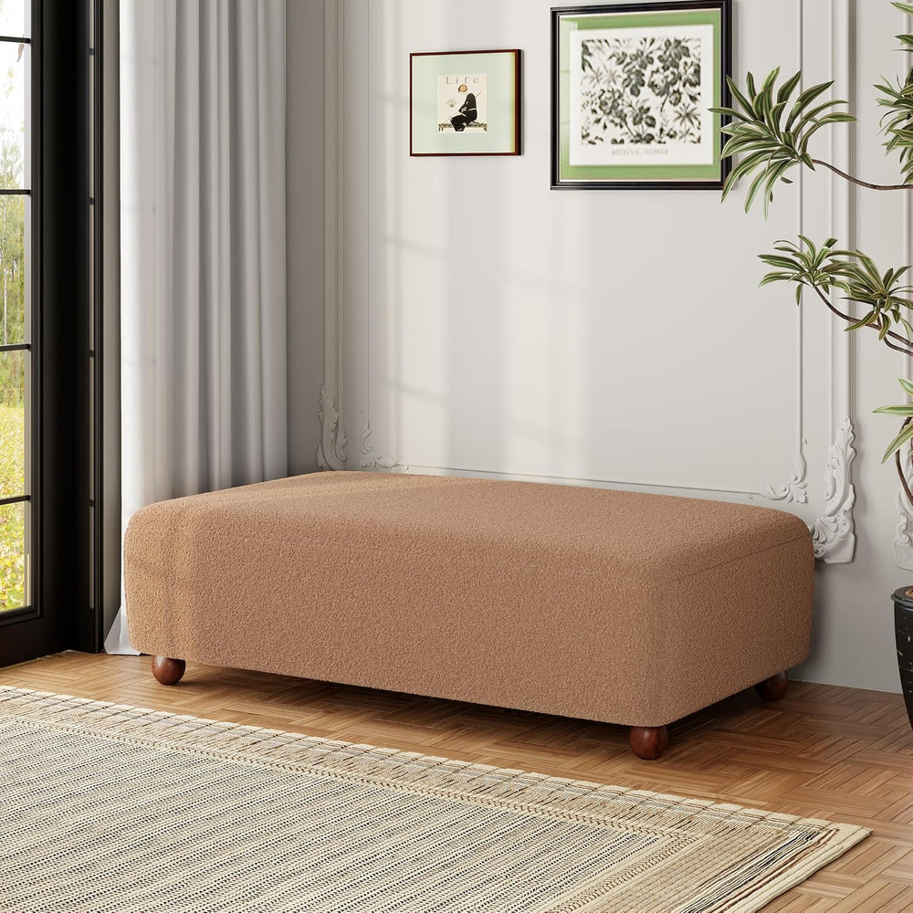 Christopher Knight Home Rika 48" Comfy Boucle Upholstered Bedroom Bench,...