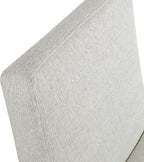 HomePop Channeled Metal Dining Chair - Sustainable Gray Woven (Single Pack)