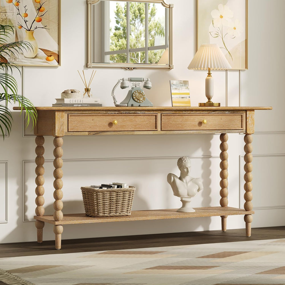 Christopher Knight Home Zeka Narrow Console Table with Storage, Wood Entryway...