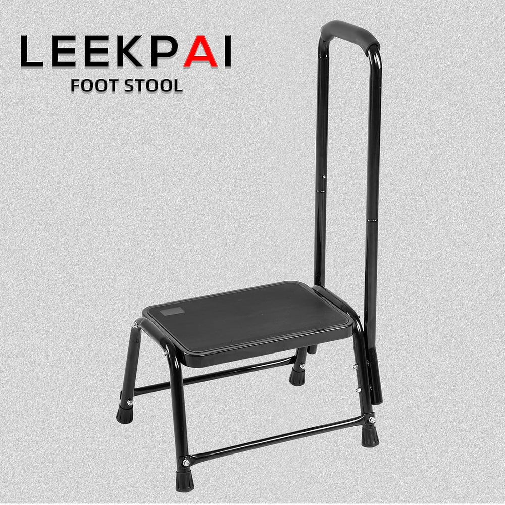 Step Stool with Handle for Adults，Seniors Heavy Duty Holds 350 lbs.Stepping S...