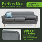 BEN'SHOME® Couch Cushion Support for fix Sagging Seats - Heavy Duty Solid .5" Wood Sofa Support Board | Adjustable 58"-67" x 19.7" Under Cushion Insert | Non-Slip Furniture Saver | 400 LB Capacity