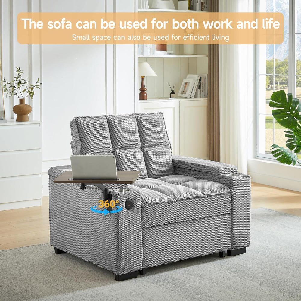 hansones Oversized Recliner Chair for Living Room, Accent Chair with Adjustab...