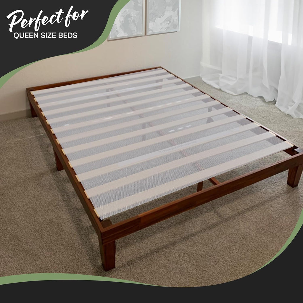 Nevlers 72" x 54" Queen Size Open-Weave Non Slip Mattress Gripper Pad | PVC Foam Non Slip Pad to Keep Bed from Sliding & Movement | Reversible Non-adhesive 6 Ft x 4.5 Ft Mattress Slide Stopper
