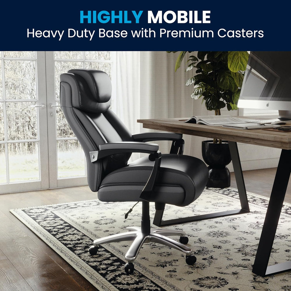 Flash Furniture Hercules Series High-Back Swivel LeatherSoft Office Chair, Er...