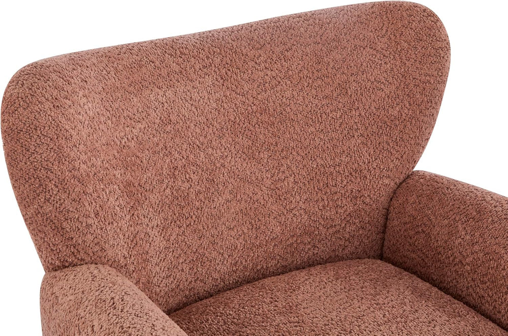 Christopher Knight Home Lindy Wingback Accent Chair, Upholstered Armchair wit...
