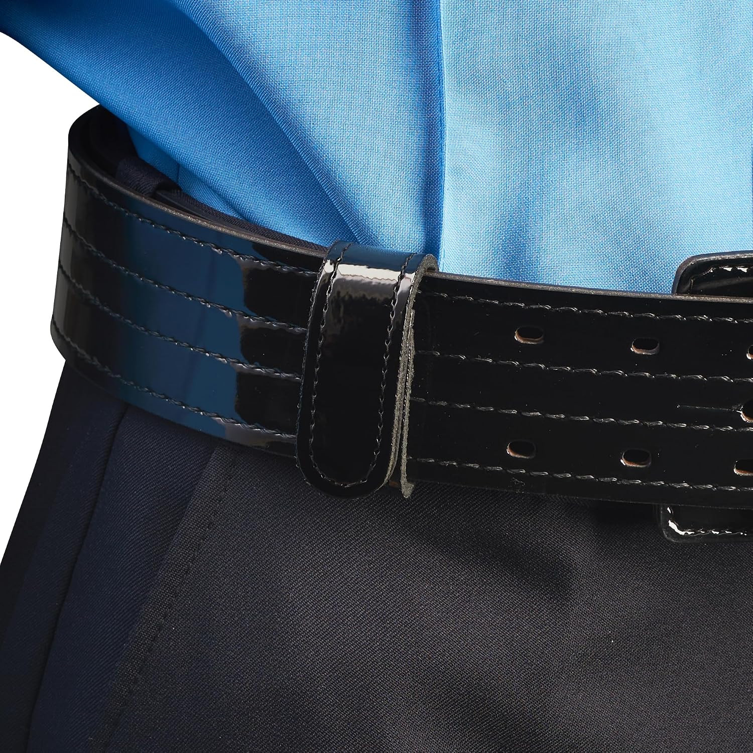 Perfect Fit Shield Wallets Duty Belt Keeper with Double Snap Closure (Pack of 4)