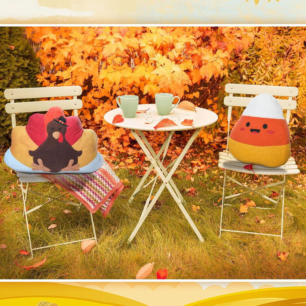 Yousoontic 4 Pcs Thanksgiving Throw Pillows Turkey Plush Pillow Fall Maple Le...