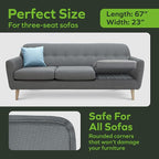 BEN'SHOME® Deep Couch Cushion Support for fix Sagging Seats - Heavy Duty Solid .5" Wood Sofa Support Board | Adjustable 58"-67" x 23" Under Cushion Insert | Non-Slip Furniture Saver | 400 LB Capacity