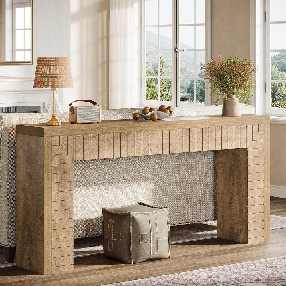 Tribesigns 70.9-Inch Extra Long Console Table for Entryway, Narrow Sofa Table...