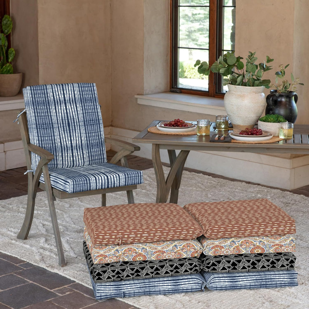 ARDEN Outdoor Dining Chair Cushion, 20 in x 20 in, Weather-Proof, Rain-Proof,...
