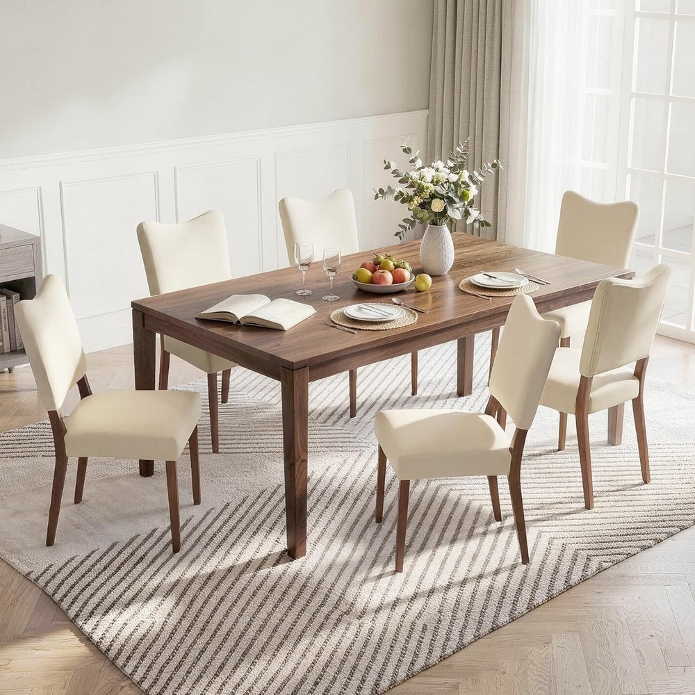 KISLOT Upholstered Dining Chairs Set of 4, Modern Velvet Kitchen Chairs with ...