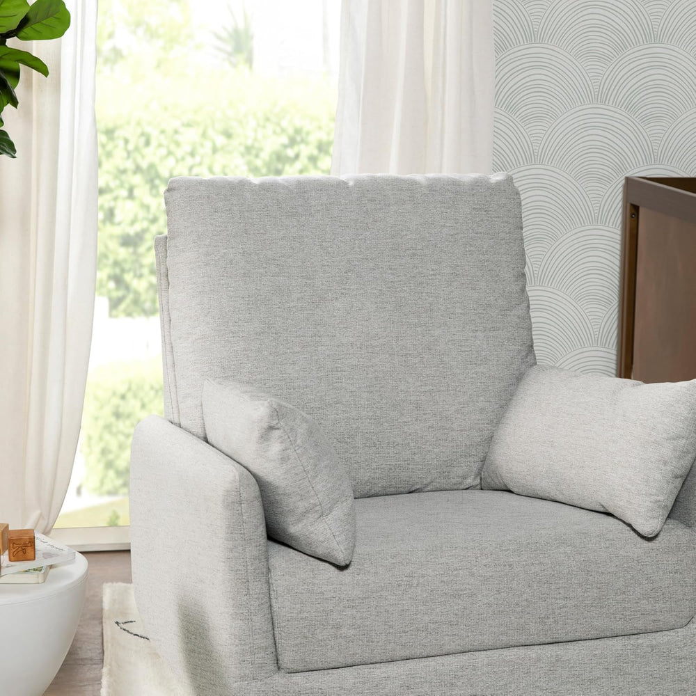 Davinci Juno Swivel Glider, GREENGUARD Gold Certified, Frost Grey | FSC &...