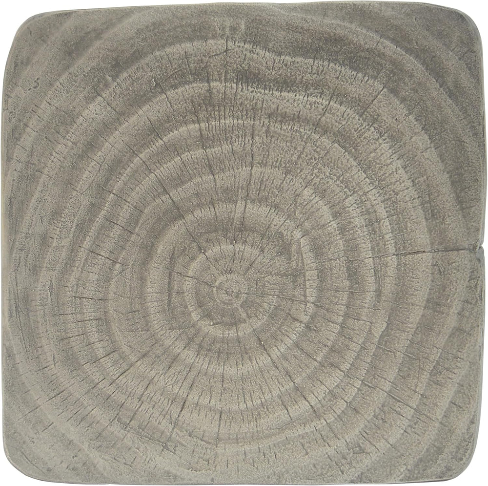 MGO Twist Shape Side Table for Indoor Outdoor, 16 Inch Modern Spiral End Tabl...