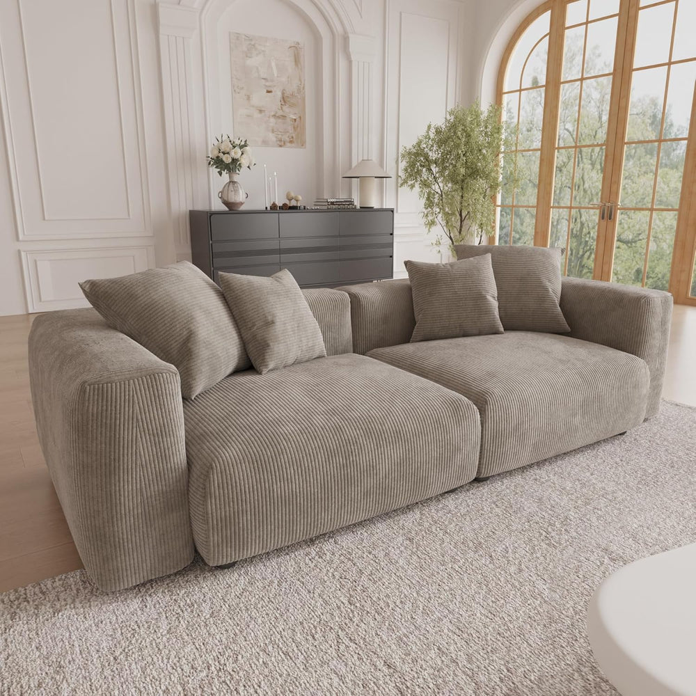 Sectional Couches for Living Room,102inch Cloud Couch Modular Sectional Sofa,...