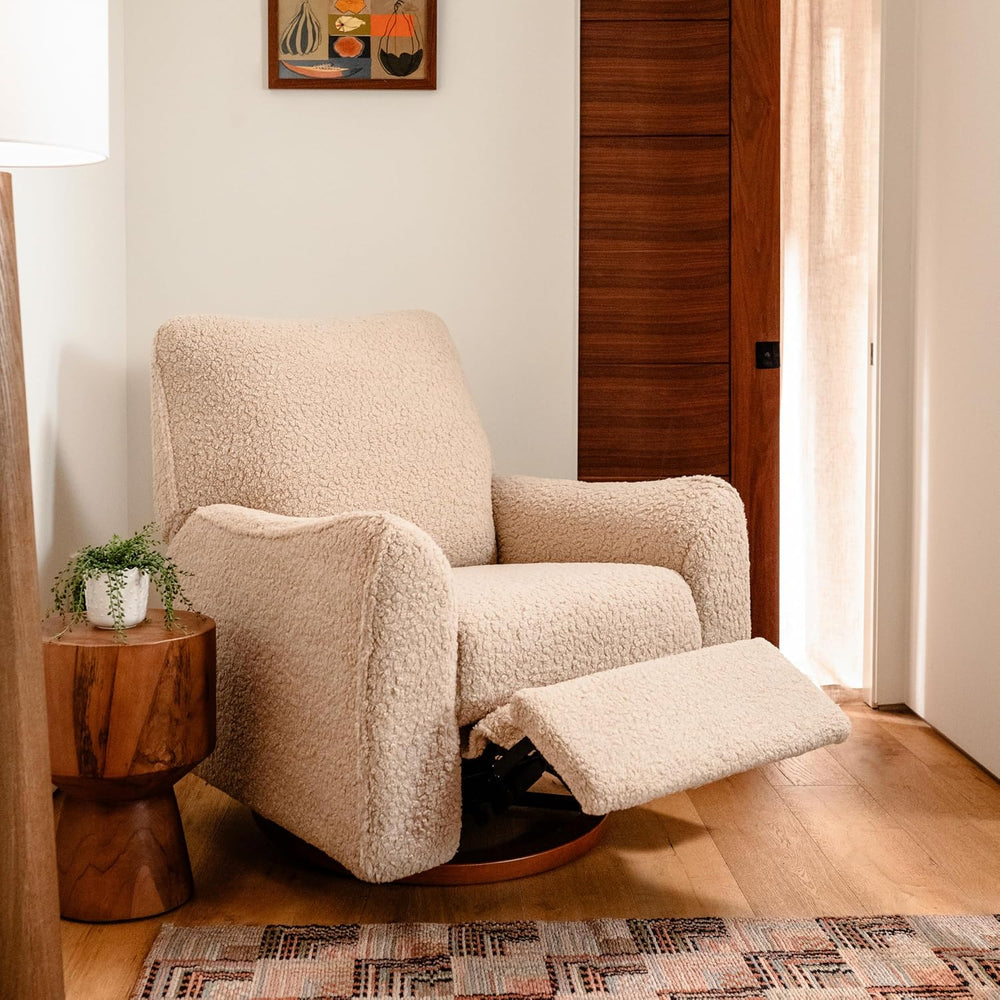 Nurseryworks for Babyletto Sunday Power Recliner and Swivel Glider in Chai Sh...